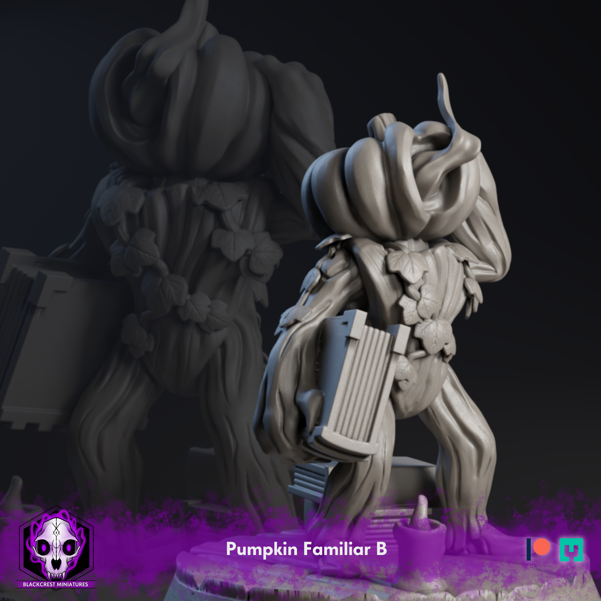 Revena's Coven | Pumpkin Familiar B (Unsupported)